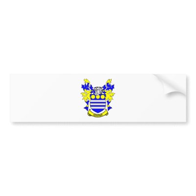 ATKINS Family Crest Bumper Sticker by familycrest