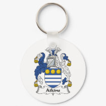 Atkins Family Crest keychains