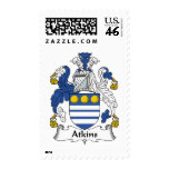 Atkins Family Crest Postage Stamp