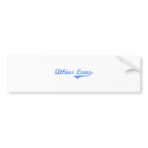 Atkins Lane Massachusetts Classic Design Bumper Stickers