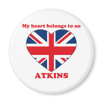 Atkins Refrigerator Magnet