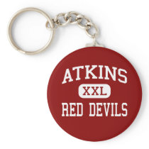 Atkins - Red Devils - High - Atkins Arkansas Keychains