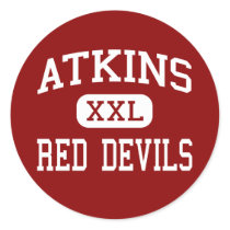 Atkins - Red Devils - High - Atkins Arkansas stickers by customteamsportswear Atkins - Red Devils - High - Atkins Arkansas stickers