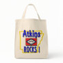 Atkins Rocks ! (blue) Canvas Bags
