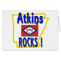 Atkins Rocks ! (blue) cards by ArkansasDotCom Atkins Rocks ! (blue) cards