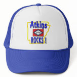 Atkins Rocks ! (blue) Trucker Hats
