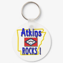 Atkins Rocks ! (blue) keychains