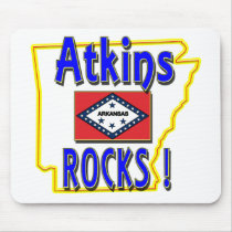 Atkins Rocks ! (blue) Mousepad