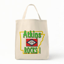 Atkins Rocks ! (green) Tote Bag