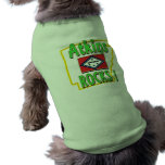 Atkins Rocks ! (green) Dog T-shirt
