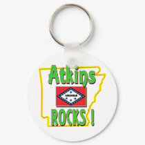 Atkins Rocks ! (green) keychains