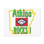 Atkins Rocks ! (green) Post Card