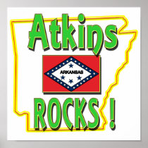 Atkins Rocks ! (green) Print
