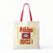 Atkins Rocks ! (red) bags by ArkansasDotCom Atkins Rocks ! (red) bags