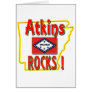 Atkins Rocks ! (red) Greeting Cards