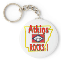 Atkins Rocks ! (red) Key Chain