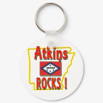 Atkins Rocks ! (red) keychains