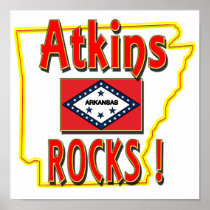 Atkins Rocks ! (red) Posters