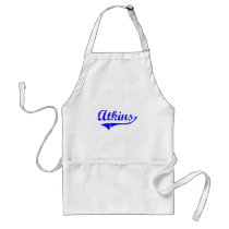 Atkins Surname Classic Style Apron