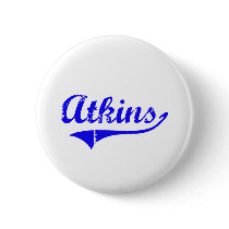 Atkins Surname Classic Style Pin