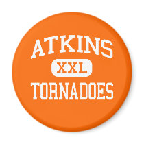 Atkins - Tornadoes - Junior - Lubbock Texas Refrigerator Magnets