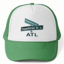 ATL Peachtree Signs Mesh Hat