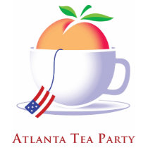 ATL Tea Party Peach Logo Tee Shirts