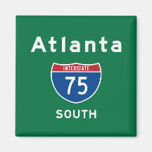 Atlanta 75 magnet