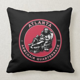 Atlanta American MoJo Football Pillow