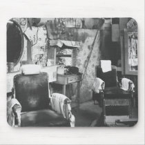 Atlanta Barber Shop, 1930s Mousepad