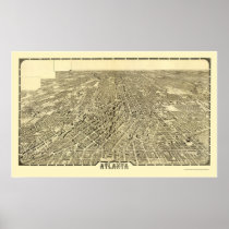 Atlanta, GA Panoramic Map - 1919 Posters