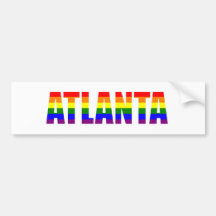Atlanta Gay Pride Bumper Sticker