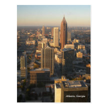 Atlanta Georgia Skyline Post Card