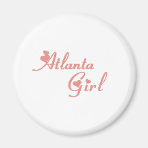 Atlanta Girl tee shirts Fridge Magnets