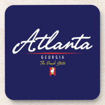 Atlanta Script Coaster