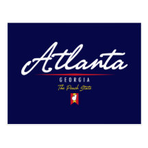 Atlanta Script Post Card