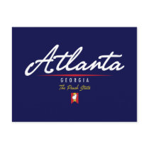 Atlanta Script Post Card