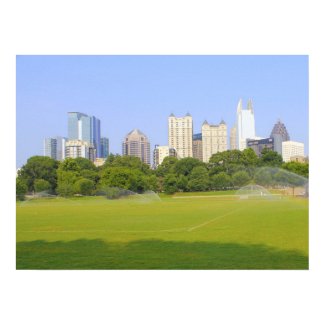 Atlanta Skyline from Piedmont Park