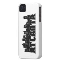 Atlanta Skyline iPhone 4 Cases