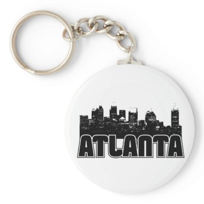 Atlanta Skyline Key Chains by TurnRight