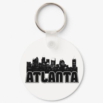 Atlanta Skyline Key Chains by TurnRight