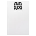 Atlanta Sucks stationery by MyShirtSucks Atlanta Sucks stationery
