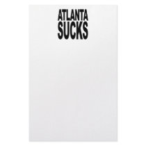 Atlanta Sucks stationery by MyShirtSucks Atlanta Sucks stationery