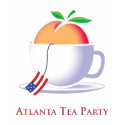 Atlanta Tea Party Logo with Peach t-shirts by atlantateaparty Atlanta Tea Party Logo with Peach t-shirts