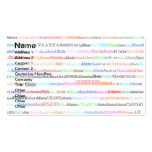 Atlanta Text Design II Business Card I