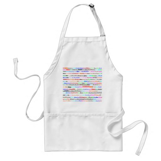 Atlanta Text Design II Standard Apron