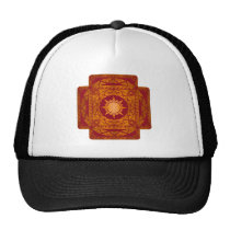 Atlantean Crafts Copper on Red Mesh Hat