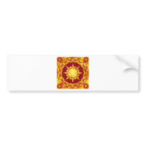 Atlantean Gold on Red Bumper Stickers