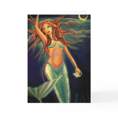 Atlantean Mermaid - Greeting Card by SusanRodio