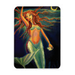 Atlantean Mermaid Magnet - By Susan Rodio Art premium magnets